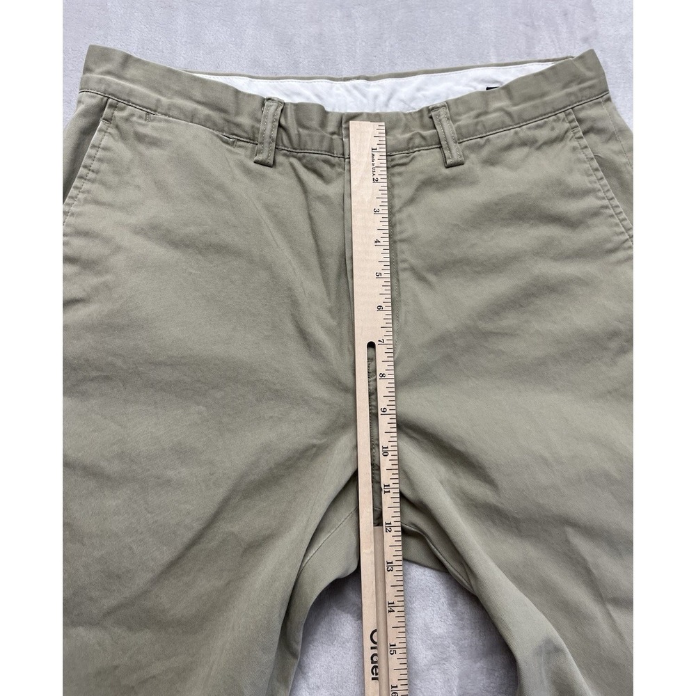 Ralph Lauren Pants Men 32x32.5 Beige The Polo Chino Classic Fit Cotton Twill - Picture 7 of 16